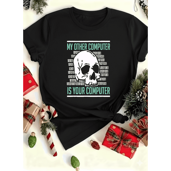 Digital Hacker Logic Cyber Security Tech Expert Graphic Unisex T-Shirt V13987 up to size 5XL