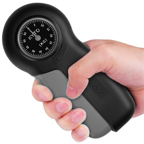 Digital Hand Dynamometer 265Lbs/120Kg, USB Rechargeable Grip Strength Tester With LCD Screen, Record & Recall Data, Hand Grip Strength Meter For Rock Climbing, Boxing, Forearm Training & Home Fitness