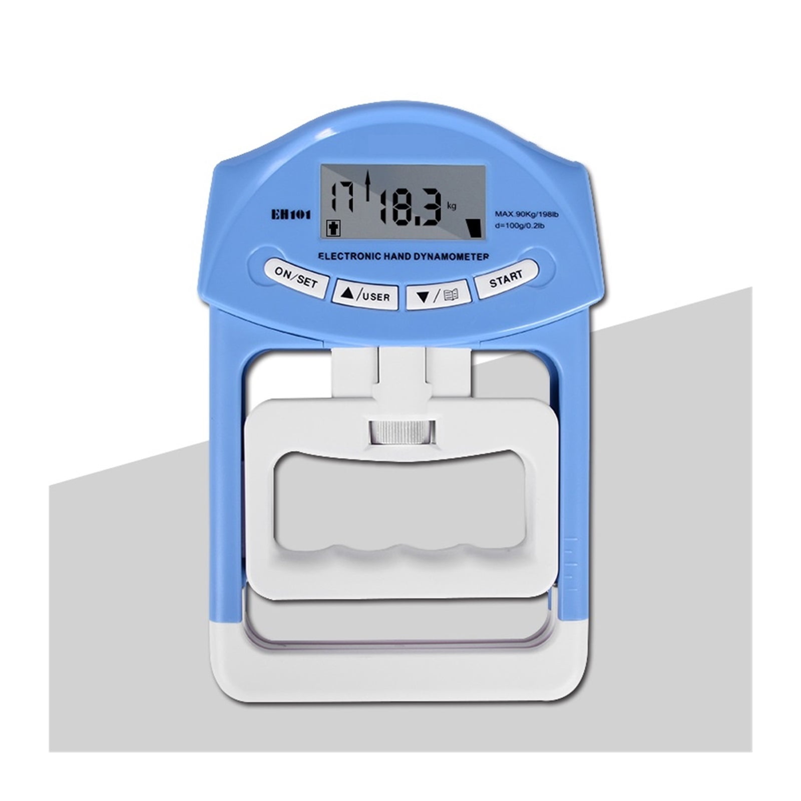 Digital Hand Dynamometer Grip Strength Measurement Meter Auto Capturing Hand Grip Power 200 Lbs / 90 Kgs
--------
,Accurate & Efficient Force Measurement