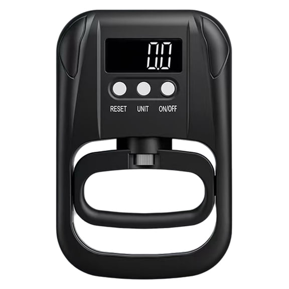 Digital Hand Dynamometer Hand Grip Strength Trainer USB Rechargeable Grip Strengthener Hand Exerciser Meter Black