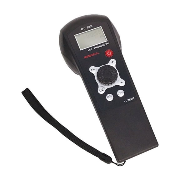 Digital Handheld Stroboscope DT325E Stroboscope Meter 60 To 120000 FPM Handheld Digital LED Flash Strobe Tachometer For Equipment Fault Detection And Maintenance ,High Accuracy
