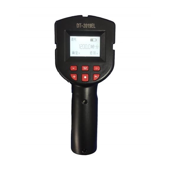 Digital Handheld Stroboscope Tachometer DT2019EL Automatic Frequency Adjustment Portable Tachometer Non Contact Rotational Speed Analyzer For Gear Print Spin ,Portable