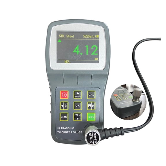 Digital Handheld Thickness Analyzer  0.75mm Resolution for Aerospace Aluminum (Data Logging)