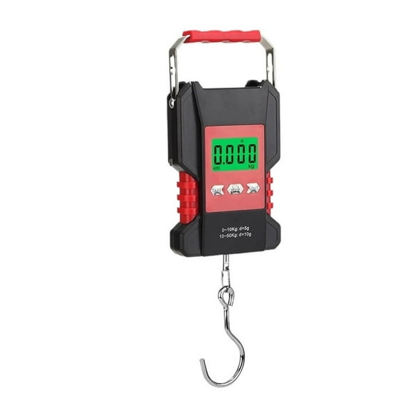 Digital Hanging Hook Scales 50kg LCD USB Rechargeable Weighting Luggage Scale Waterproof Electronic Scale Built In 1.5M Tape ,Precise & Responsive