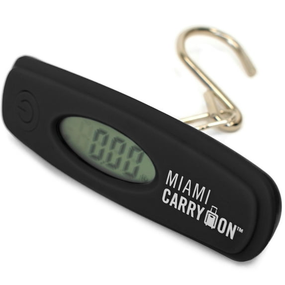 Digital Hanging Luggage Scale - Travel Scale, 110 Lbs / 50KG (Black)