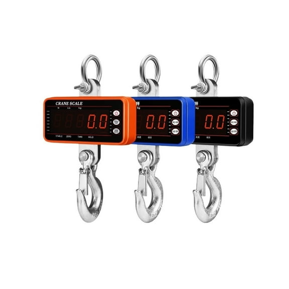 Digital Hanging Scale 1500kg With 65ft Remote Control Heavy Duty Crane Scale Dimmable LED Industrial Hook Scales ,Precise & Responsive