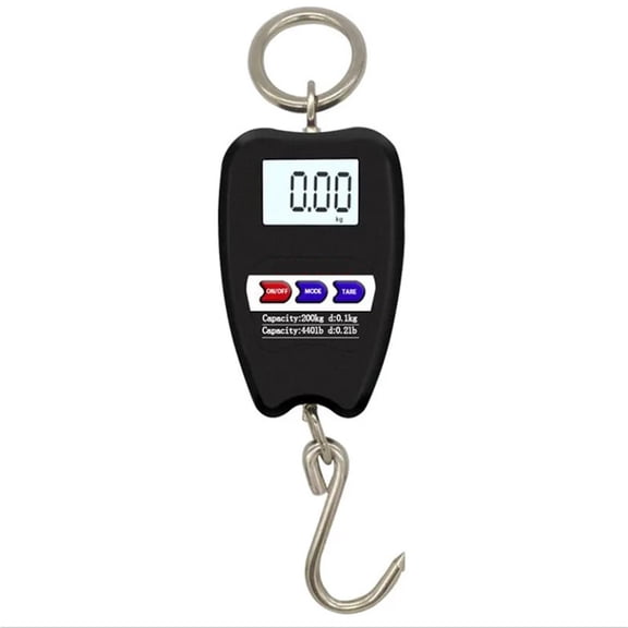 Digital Hanging Scale 200Kg/440lb Crane Scale With Hooks For Farm Fishing ,Multiple Functions
