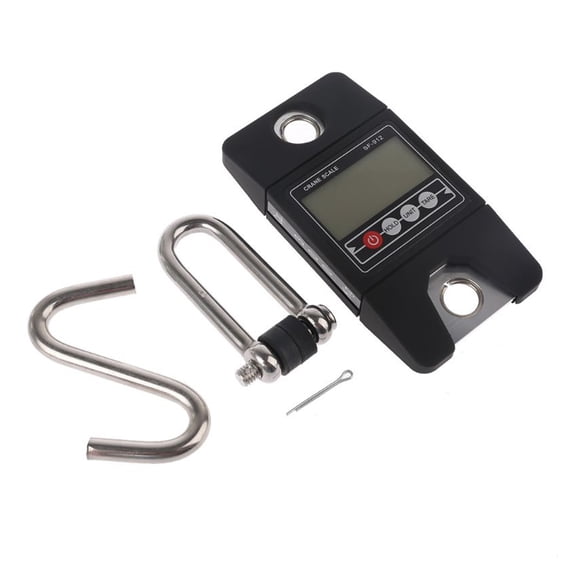 Digital Hanging Scale 300 KG / 660 LBS Industrial Crane Scale SF-912 Black for Home Farm Factory Hunting ,Easy Use