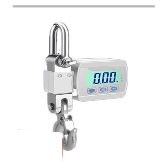Digital Hanging Scale 500Kg/300Kg Portable Crane Scale Heavy Duty Crane Scale LCD Backlight Industrial Hook Scales Unit Change ,Reliability