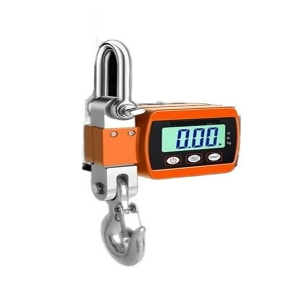 Digital Hanging Scale 500Kg/300Kg Portable Crane Scale Heavy Duty Crane Scale LCD Backlight Industrial Hook Scales Unit Change ,Reliability
