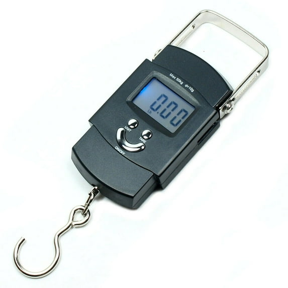 Digital Hanging Scale - 50KG 110lbs x 0.02lb - Travel Luggage Scale Fishing Scale