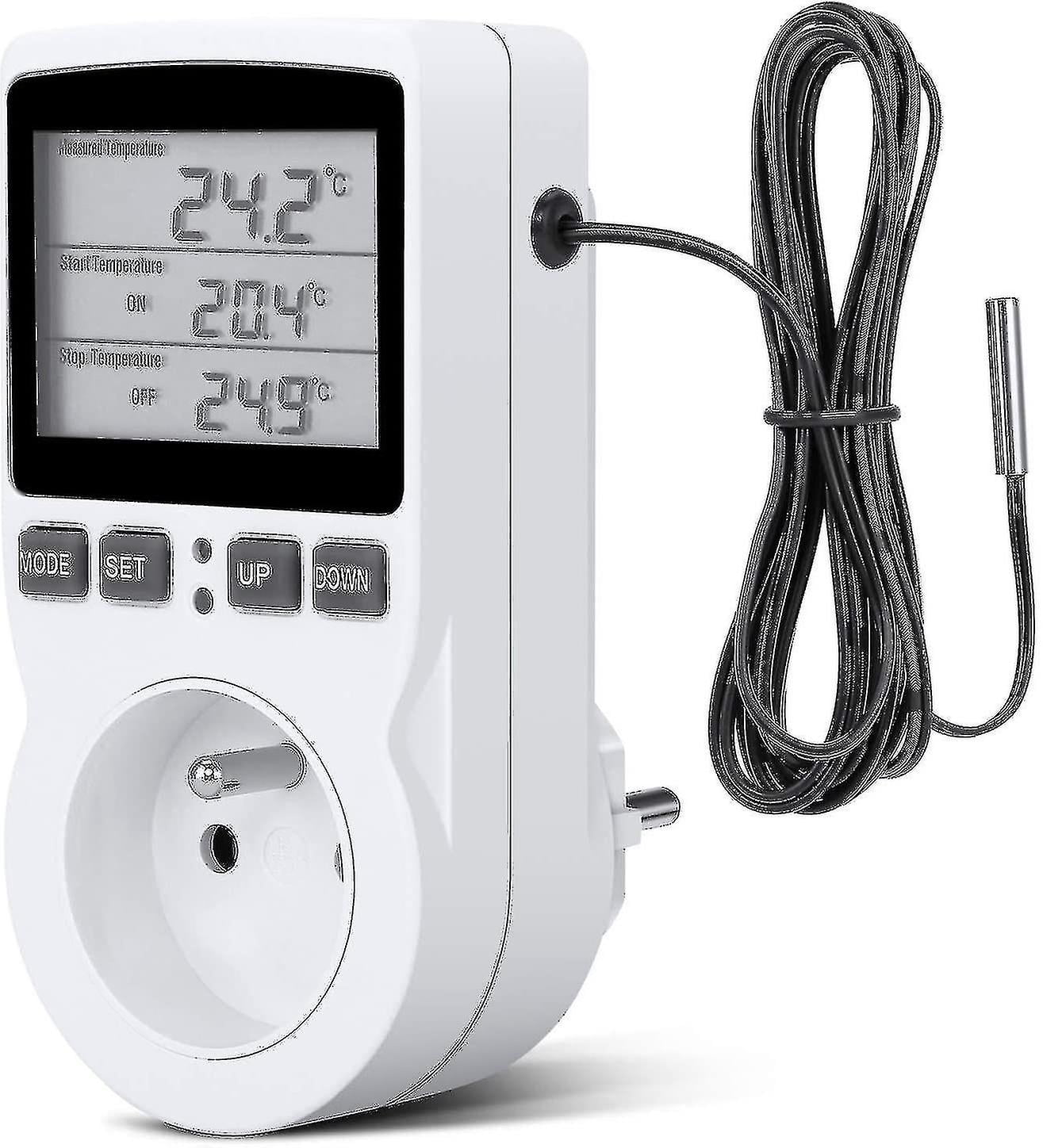 Digital / Heating Cooling Thermostat Socket Lcd Temperature Controller