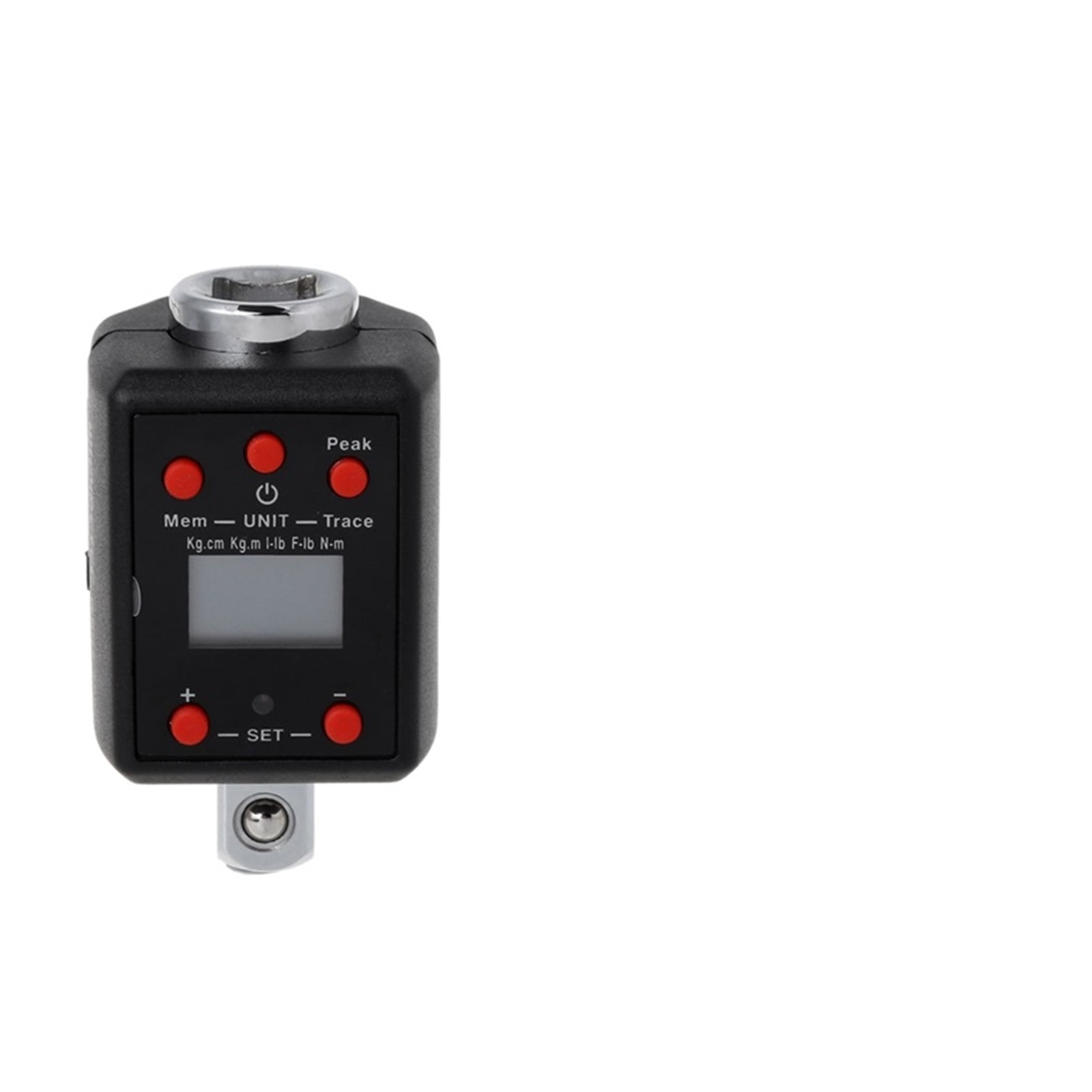 Digital High Torque Wrench 1.5-1000nm Adapter 1/4 3/8 1/2 3/4 Drive Microtorque ,Versatile Torque Units