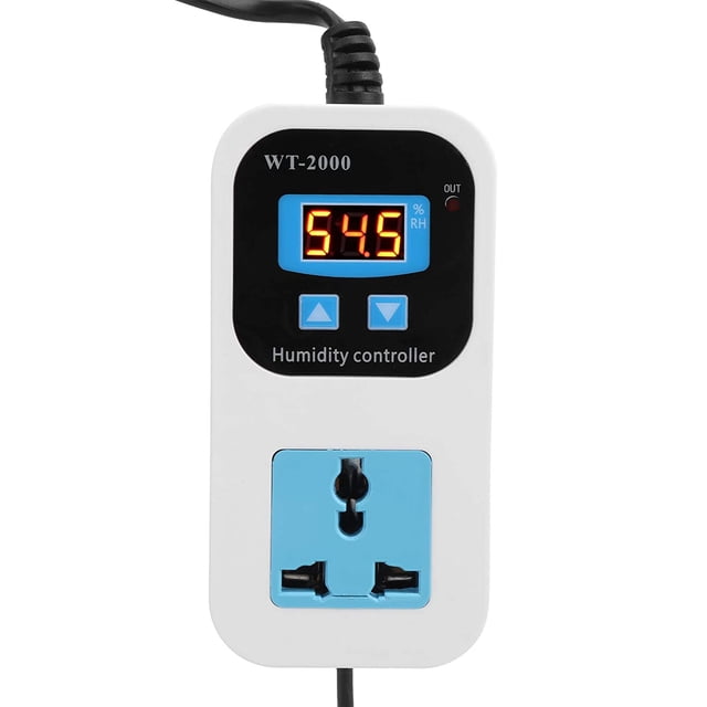 Digital Humidistat, 099 RH Humidity Switch Socket, High Accuracy for