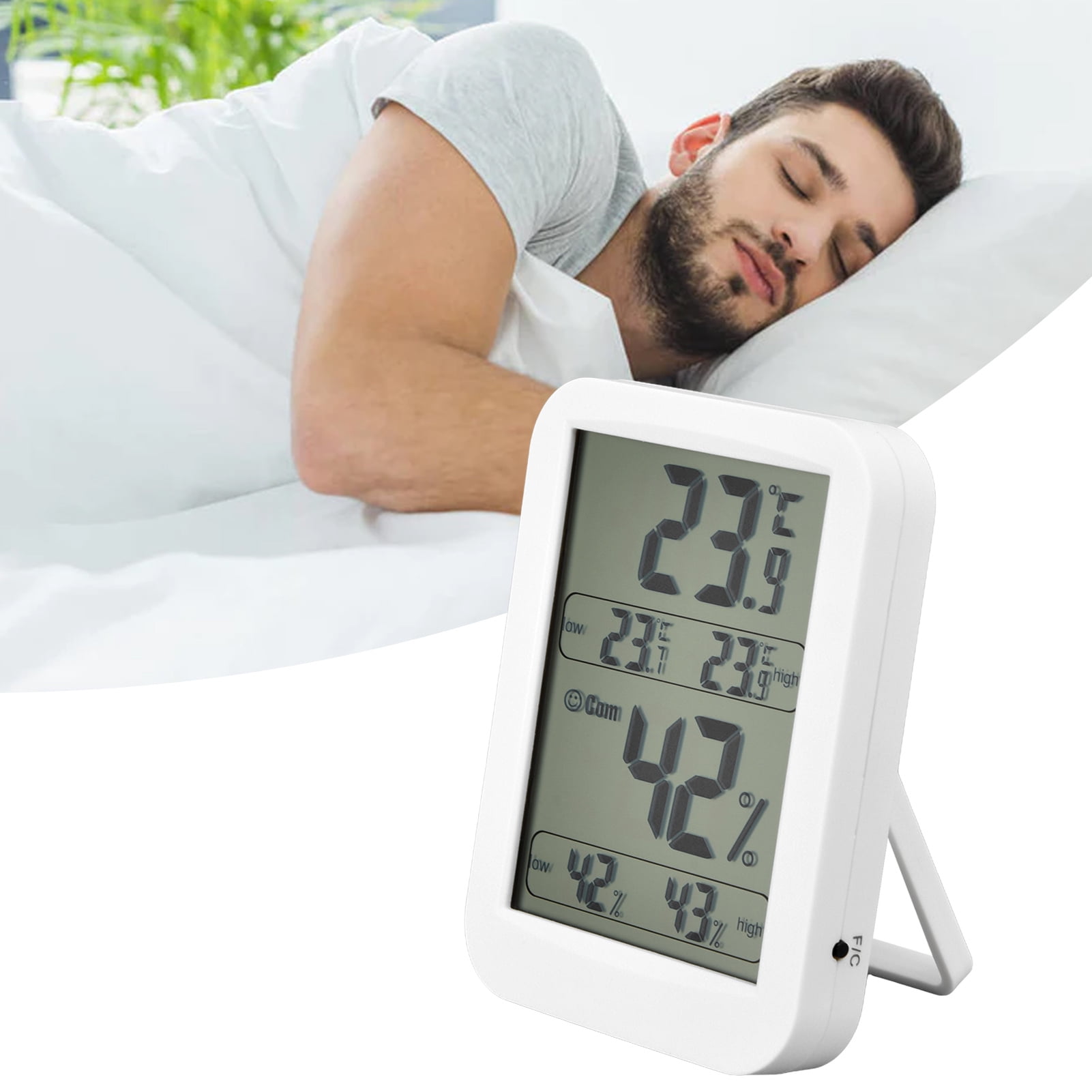 Digital Hygrometer Indoor Thermometer Pre Calibrated Humidity With