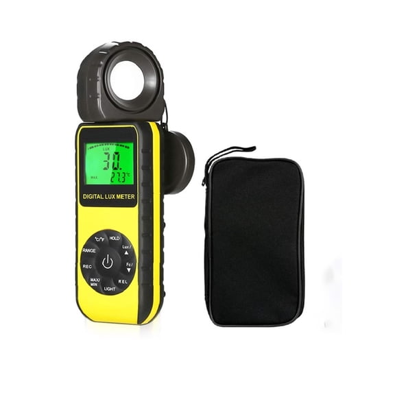 Digital Illuminance Light Meter 0.01~400,000 Lux Pocket Design For Plants LED Lights Indoor Outdoor Light Tester
