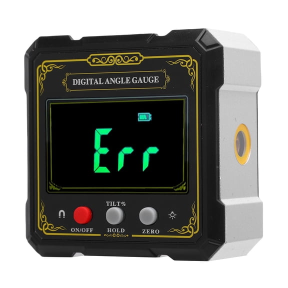 Digital Inclinometer 4 Sides Magnetic Adsorption Electronic Level Angle Meter Protractor / Dual Unit 4.3x3.5x1.6 inches / 11x9x4 cm for Woodworking Table Saw