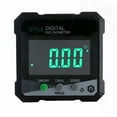 Digital Inclinometer 4x90° Measurement IP54 LCD Screen Magnetic Digital ...