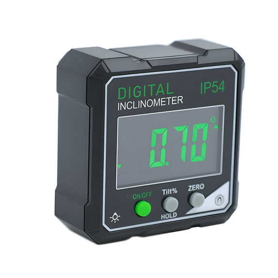 Digital Inclinometer Level Box Double Mode Measurement 360 Rotating Screen LED Backlights For Woodworking