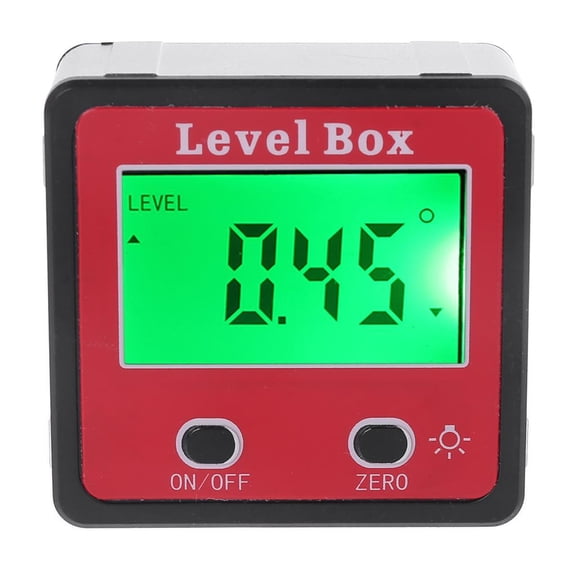 Digital Inclinometer Spirit Protractor Gauge Meter Bevel Box f