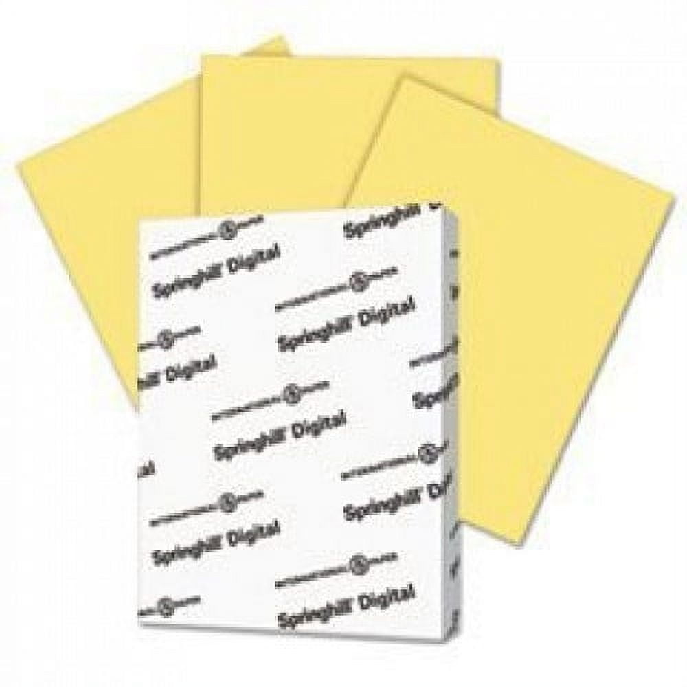 - Digital Index Color Card Stock, 110 lb, 8 1/2 x 11, Buff, 250 Sheets/Pack by MOT4