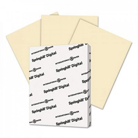 Digital Index Color Card Stock 90 lbs 8 1/2 x 11 Ivory 250 Sheets/Pack 2 Packs