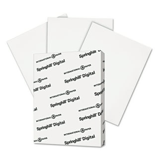 Springhill White 8.5� x 11� Cardstock Paper, 90lb, 163gsm, 250