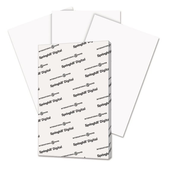 Digital Index White Cardstock, 92 Bright, 90lb, 11 X 17, White, 250/pack