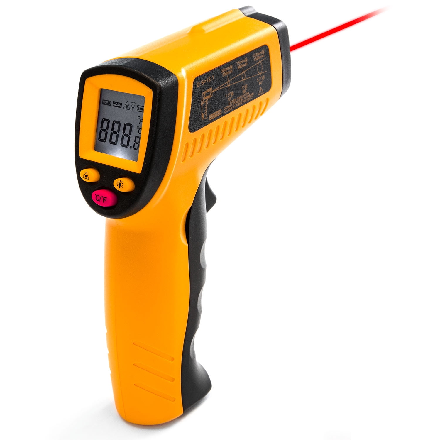 Digital Infrared Thermometer 380 No Touch Digital Laser Temperature 