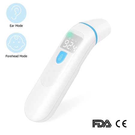 Digital Infrared Thermometer Forehead And Ear Thermometer For Infants And Adults.