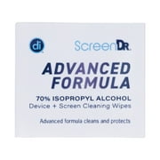 Digital Innovations 32346 Screen Dr Advanced Formula Wet Wipes With Micofiber Cloth (30 Count)