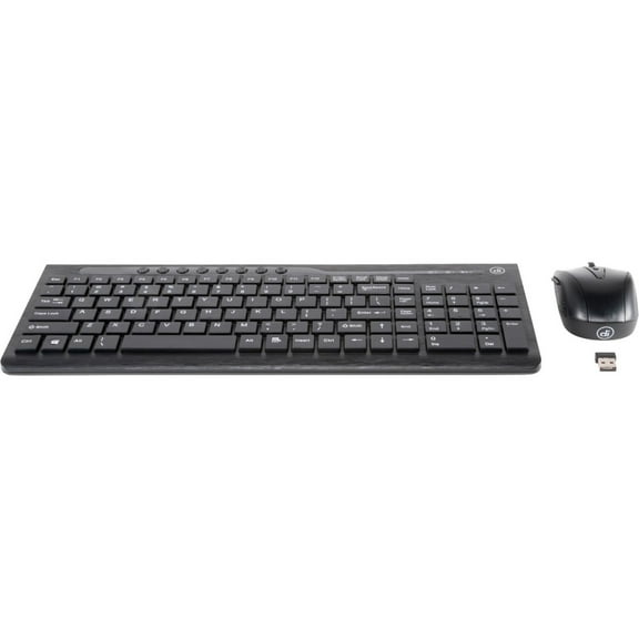 Micro Innovations Wireless Classic Keyboard with Optical Mouse, 4270100