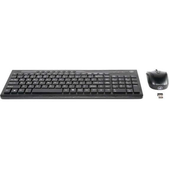 Micro Innovations Wireless Classic Keyboard with Optical Mouse, 4270100