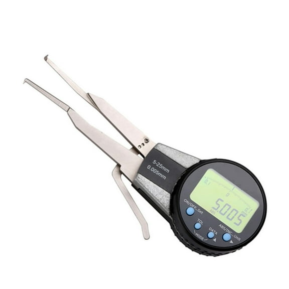Digital Inside Caliper 5-25mm/0.005mm Electronic Gauge With Rotatable Dial Measuring Bore Groove Absolute Measurement Micrometer ,Easy to Operate