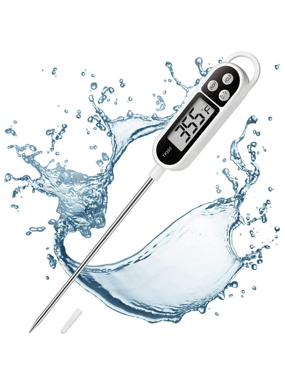 Digital Instant Read - Meat Thermometer - Cooking Thermometer for Oil - Digital Food Probe for Kitchen/BBQ