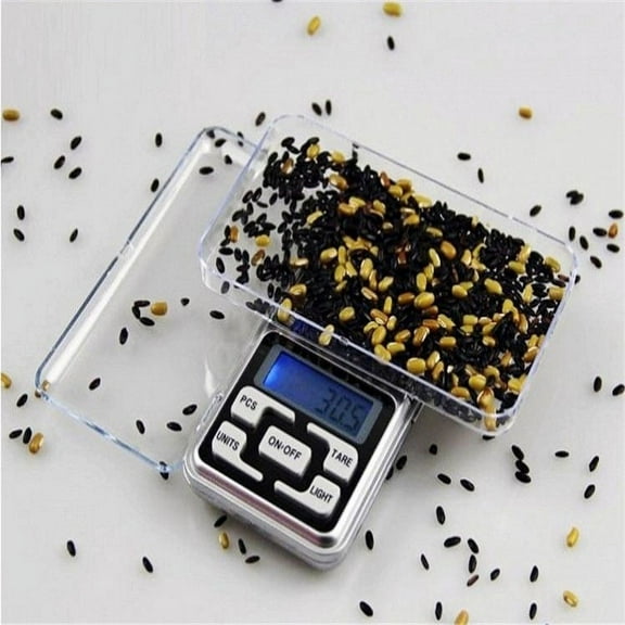 Digital Jewelry Scale Gold 01g Precision Gram Weight LCD Display 500g Capacity for Kitchen Dining Bar Laboratory