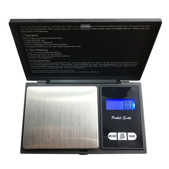 Digital Jewelry Scale 500G/0.1G, Compact Precision Gold And Gem Weighing Scale for Kitchen, Lab, Coins, And Powder, Lcd Display with Tare And Unit Functions Black