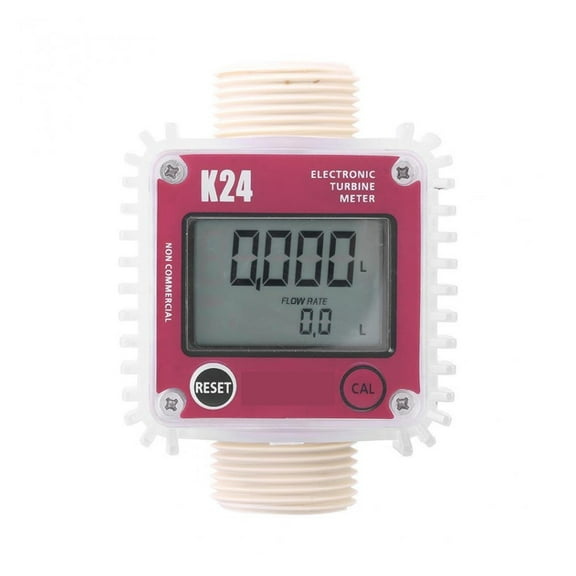Digital K24 Flow Meter,Oil Fuel Flow Meter,Gauge For Chemicals Liquid Water Flow Meter Liquid Meter ,Accurate Measurements