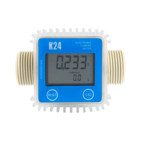 Digital K24 Flow Meter,Oil Fuel Flow Meter,Gauge For Chemicals Liquid Water Flow Meter Liquid Meter ,Accurate Measurements