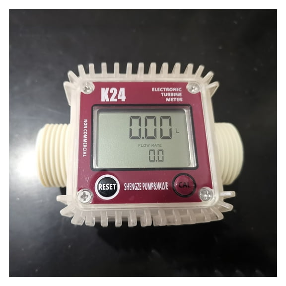 Digital K24 Turbine Digital Die-sel Fuel Flow Meter For Measuring Tools Chemicals Water Sea Liquid Flow Meter ,Precise Control