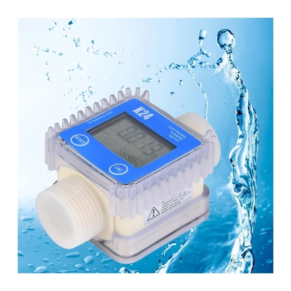Digital K24 for Turbine Digital Die-sel Fuel Flow Meter for Measuring Tools Chemicals Water Sea Liquid Flow Meter G5AB - Accurate Monitoring