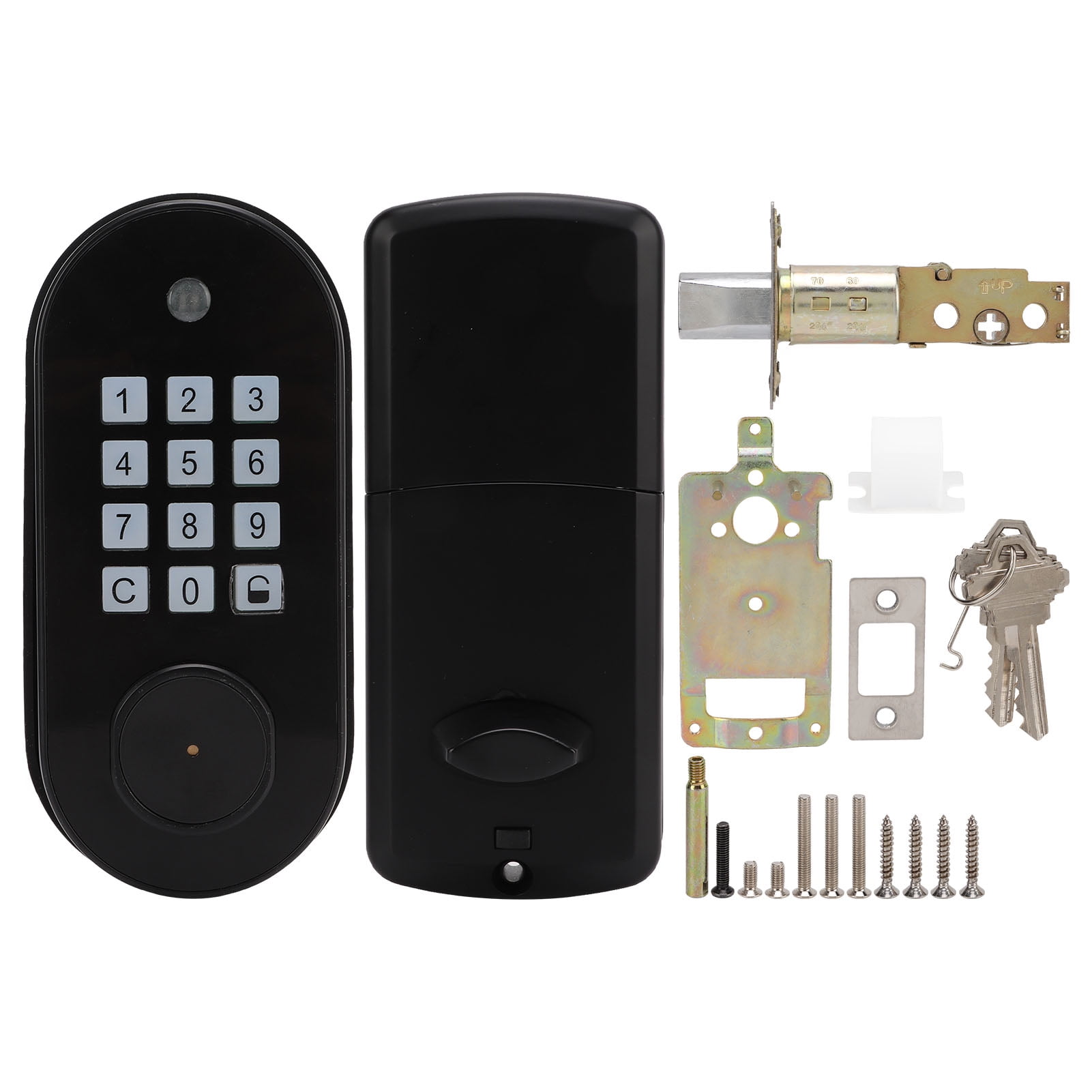 Digital Keyless Entry Door Lock Keypad Password Key Unlock Waterproof