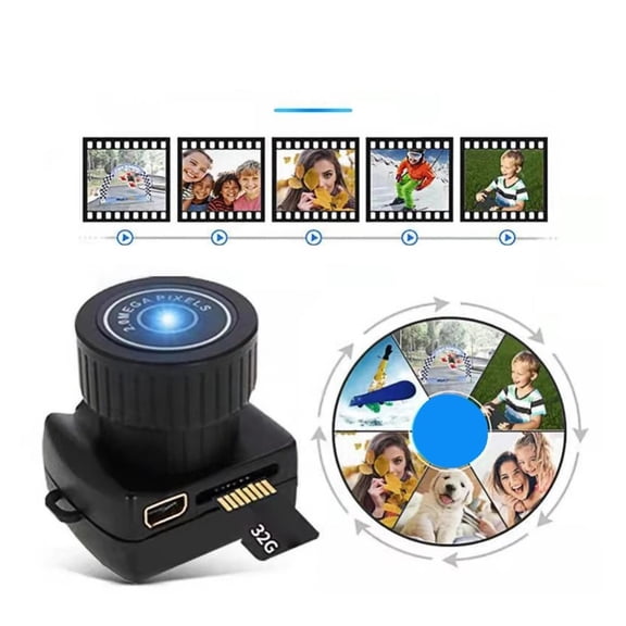 Digital Kids Camera with Screen Small Hd Video Camera for Travel Holiday Gifts New with Key Chain