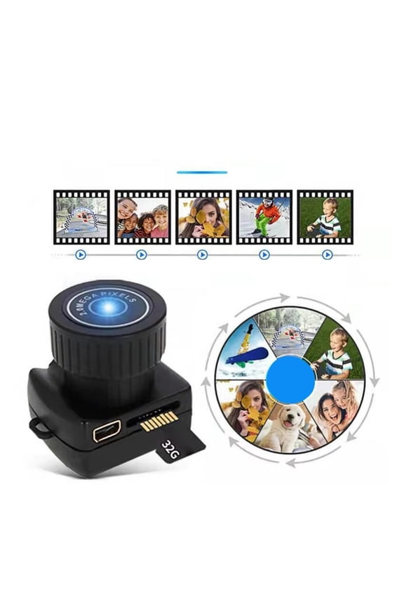 Digital Kids Camera with Screen Small Hd Video Camera for Travel Holiday Gifts New with Key Chain