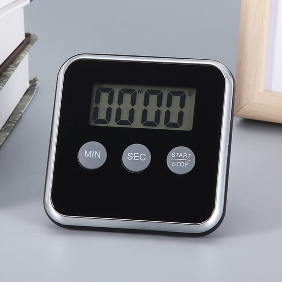Digital Kitchen Cooking Timer with Loud Alarm and Magnetic Backing Mini Countdown Timer for Baking Homework and Sports 3.1 x 3.1 inches / 8 x 8 cm