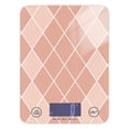 thumbnail image 1 of Digital Kitchen Food Scale Weight Grams Oz for Baking Cooking Coffee 11lb 0.05oz/1g Glass Rose Beige Block, 1 of 7