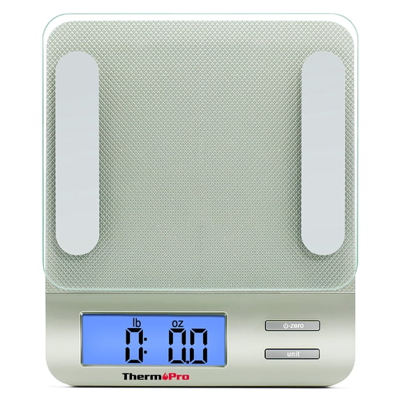 Digital Kitchen Food Scale with Tempered Glass Surface