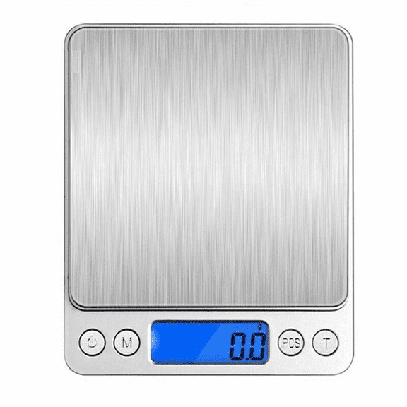 Digital Kitchen Scale 2000g x 0.1g, High-Precision Mini Portable Food Weighing Tool, Jewelry Gold Silver Coin Gram