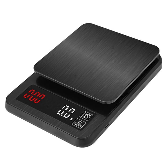 Digital Kitchen Scale Electronic Drip Coffee with Timer Precision Postal Food Diet for Cooking