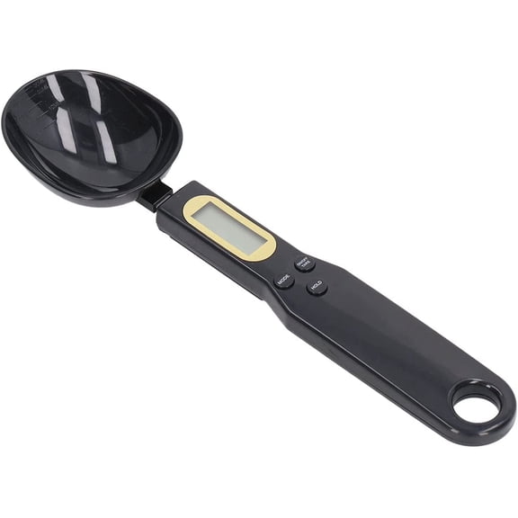 Digital Kitchen Scale Electronic Spoon Scale (Black) (1pcs)